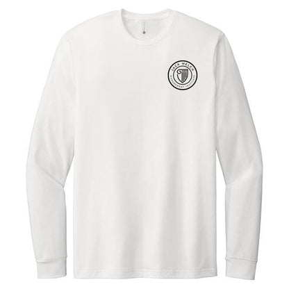 JWMI Next Level™ Unisex CVC Long Sleeve Tee - WHITE