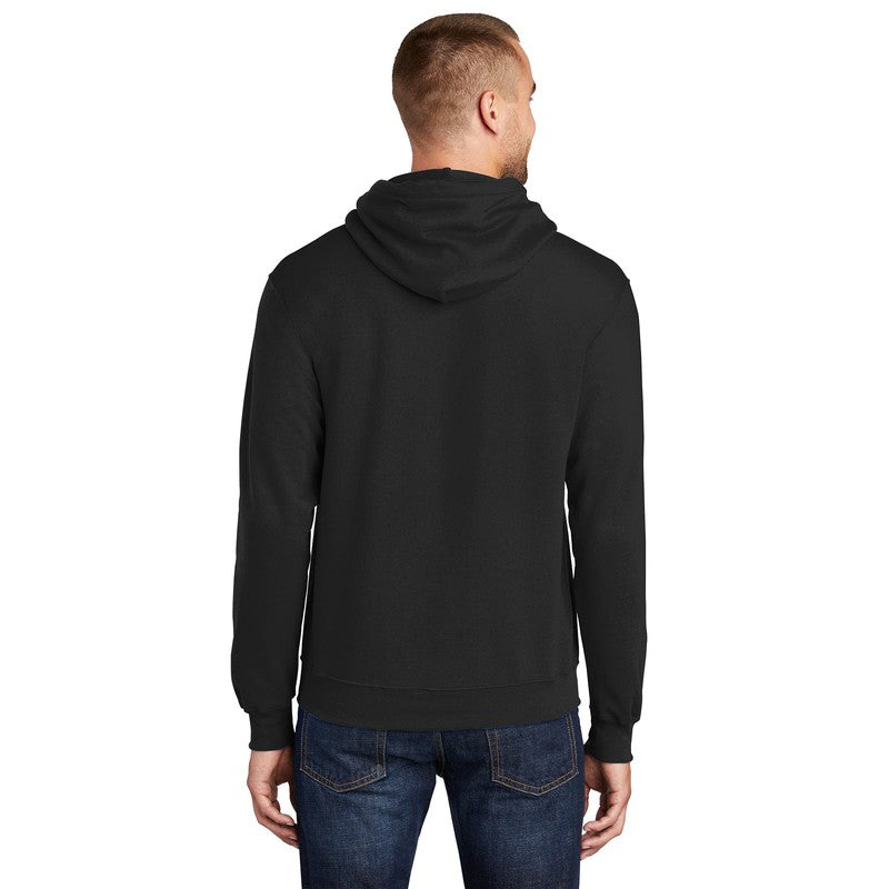 STRAYER Port & Company® Core Fleece Pullover Hooded Sweatshirt-Black