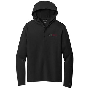 JWMI OGIO® Luuma Flex Hooded Henley - BLACK