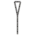 STRAYER 1" Wide Premium Pet Leash - Black